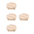 thumbnail image 6 of Raindrops 4pcs Wooden Plant Stand Indoor Flower Pot Holder for Succulents Bathroom Tray Flower Pot Stands Plants Shelf Wooden Stool Display Stand, 6 of 8