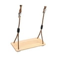 thumbnail image 1 of Milaget Wooden Swing Set Wood swing Seat Complete Hanging Swing Seat Hemp Rope 8, 1 of 9
