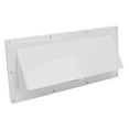 RV Exhaust Vent Cover White Range Hood Sidewall Vent Cover with
