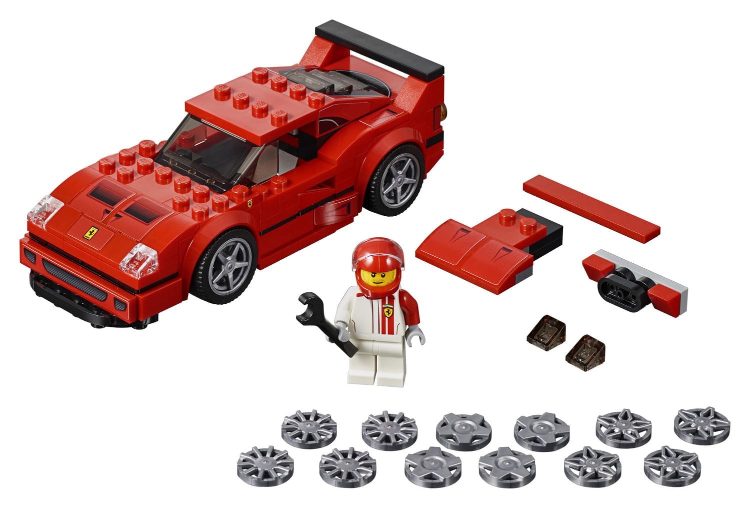 LEGO Speed Champions Ferrari F40 Competizione 75890 Building Kit (198 Piece)