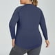 thumbnail image 5 of Jeans de tiro bajo,Camiseta deportiva de manga larga para mujer, transpirable, elástica en cuatro direcciones, absorbe la humedad, corte holgado para fitness y uso informal, sopatenor, 5 of 8