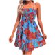 thumbnail image 2 of Vestido maxi sin mangas con estampado de flores y cintura media para mujer Pompotops  qyievc1394, 2 of 9