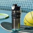 thumbnail image 2 of Kieccall 22oz Leak-Proof Silicone-Plastic Sports Water Cup - Large Capacity With Lifting Ring, Bouncing Lid & Straw, Anti-Fall For Outdoor Car Use, 2 of 6