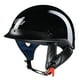 thumbnail image 1 of AHR RUN-C Motorcycle Half Face Helmet DOT Approved Bike Cruiser Chopper High Gloss Black S, 1 of 9