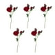 thumbnail image 1 of Wander Cloudly Flores artificiales 5 ramos Arreglos de flores de seda falsas con rojo, 1 of 9