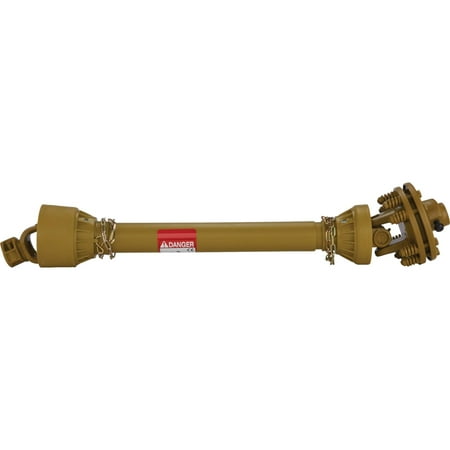 PTO Drive Shaft Series 4 Tri-Tube Slip Clutch 35 HP 540 RPM Compatible with Woods BB72 King Kutter L-60 Howse 300C Rotary Cutter Finish Mower 38 1-3/8 6 Spline QD Replaces AB4381386