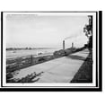 thumbnail image 2 of Historic Framed Print, Waterworks intake, Niagara River, Buffalo, N.Y., 17-7/8" x 21-7/8", 2 of 9
