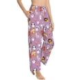thumbnail image 2 of Xecao Lovely Animals Women's Straight Lounge Pajama Pants: The Epitome of Relaxed Sleepwear, 2 of 9