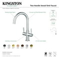 thumbnail image 4 of Fauceture LS8290DL Concord Double-Handle Vessel Sink Faucet, Matte Black, 4 of 4