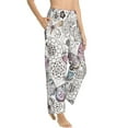 thumbnail image 2 of Xecao Vintage Butterflies Women's Straight Lounge Pajama Pants: The Epitome of Relaxed Sleepwear, 2 of 9
