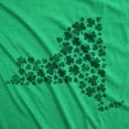 thumbnail image 2 of Mens New York State Clover T Shirt Funny St Pattys Day Parade Four Leaf Shamrock Tee for Guys Graphic Tees, 2 of 9