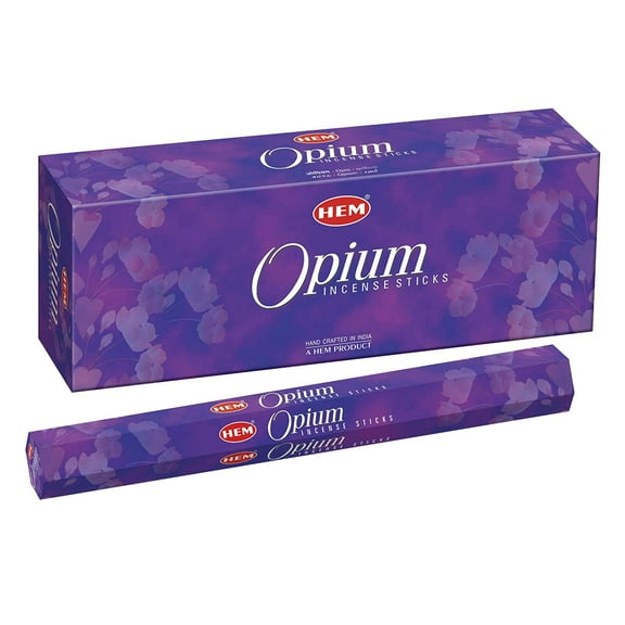 Opium - Box of Six 20 Gram Tubes - HEM Incense