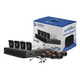 thumbnail image 1 of Kit de Vigilancia MERIVA 4 Cámaras Bala Interior/Exterior, Grabador DVR 4 Canales HD 1080 lite, 4 cables de 18 mts, Aplicación móvil y fuente de alimentación, 1 of 3