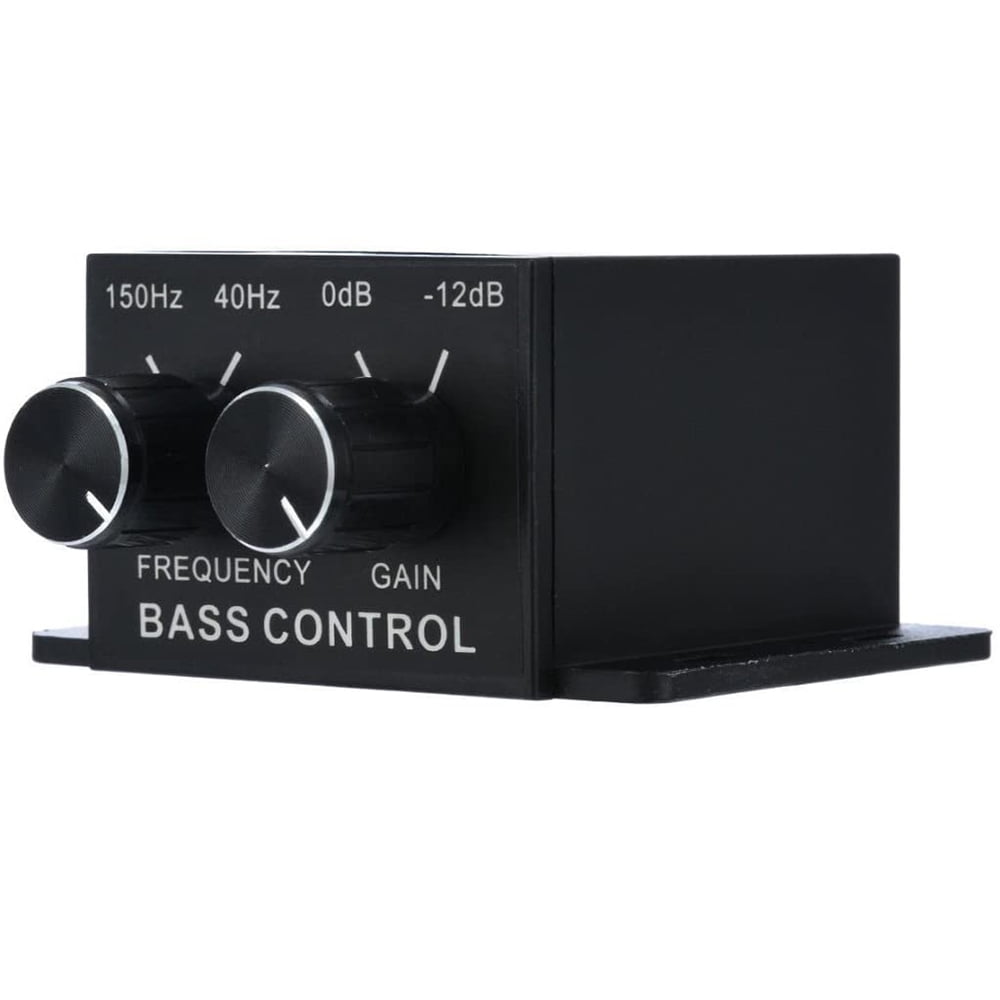 Car Amplifier Audio Subwoofer Bass Control Knob Sub Gain Equalizer