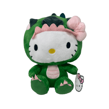 Hello Kitty Plush Toy in Green Dragon Costume 13 inch Jumbo tall. Soft. Sanrio