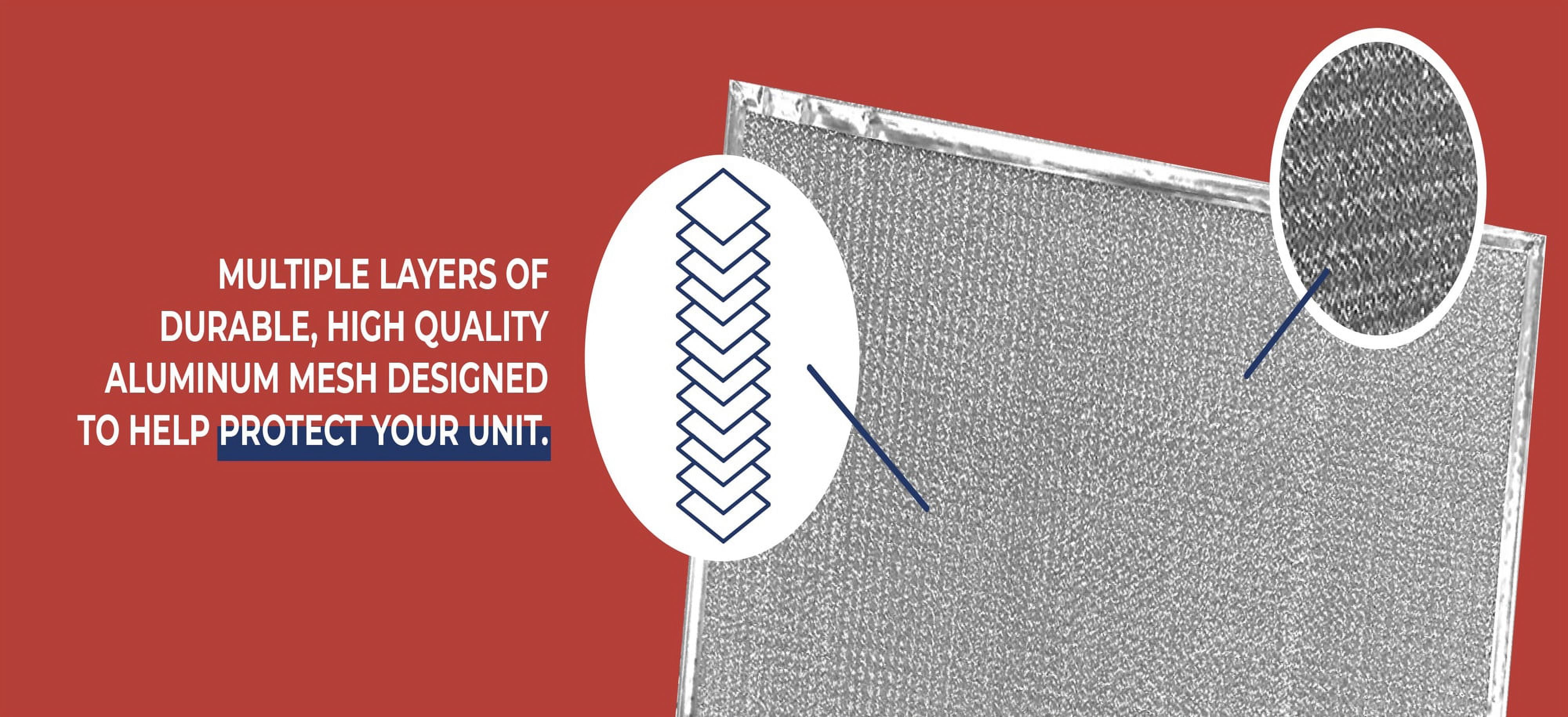 Air Filter Factory Replacement for F300E1019 Honeywell HVAC Furnace Aluminum Pre/Post Filters 2-Pack