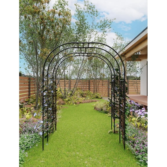 Metal Garden Arch,Wedding & Event Decoration,Garden Trellis for Climbing Plants,Wedding Arch for Various Climbing Plant Roses Vines Bridal Party Decoration