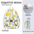 thumbnail image 5 of Lemon Backpack for School,Cute School Bag,Schoolbag with Adjustable Shoulder Straps & Padded Back,15"x11.42"x5.5", 5 of 6