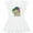 AA-White, variant on Inktastic Mardi Gras New Orleans Louisiana Jester Hat Girls Toddler Dress