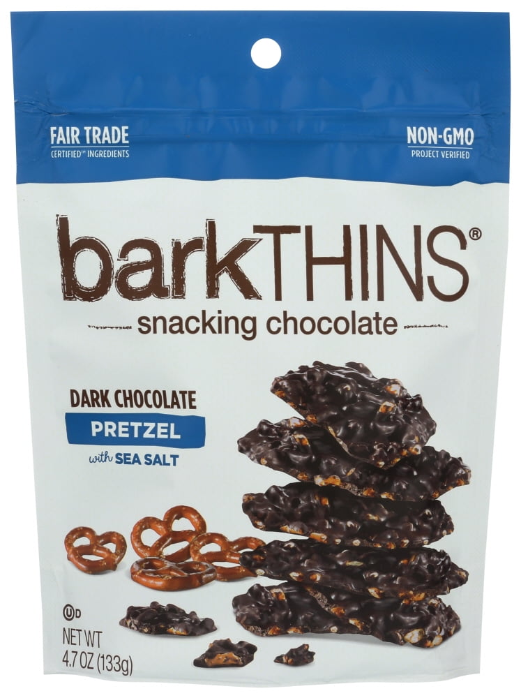 barkTHINS Dark Chocolate Pretzel with Sea Salt, 4.7 oz.