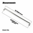 thumbnail image 4 of Goo-Ki 12.6" Hole Center Satin Nickel Kitchen Cabinet Handles, Closet Classic Zinc Alloy Drawer Cabinet Pulls Dresser Hardware for Bedroom, 6 Pack, 4 of 8