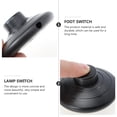 thumbnail image 5 of KAKOWELY 2Pcs Pedal Switch Plastic Button Switch Hotel Floor Lamp Bedside Lamp Switch,2.76"X2.76"X1.18", 5 of 5