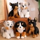 thumbnail image 4 of Cachorro de bulldog francés de peluche, perro lobo, mastín tibetano, juguete de peluche, lindas mascotas de simulación, muñecos de bebé esponjosos, regalos de cumpleaños para niños, 4 of 5