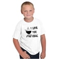 thumbnail image 5 of Love You Pho Real Vietnamese Food Crewneck T Shirts Boy Girl Teen Brisco Brands S, 5 of 6