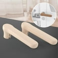 thumbnail image 3 of yuksok 2 Pcs Manchons de Protection en Silicone pour Porte Protection Enfant Beige, 3 of 5