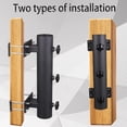 thumbnail image 3 of Qucyy Support de Parasol de Patio Robuste Réglable Pince en Métal pour Parasol Espace et Ombrage pour Rambarde de Terrasse, Cour Extérieure, Balcon (Convient Max OD 1.8 Pouces) Noir, 3 of 5
