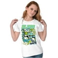 thumbnail image 3 of The Smurfs Kanji Bless the Hustle Women's Plus Size Shirt Brisco Brands 3X, 3 of 5