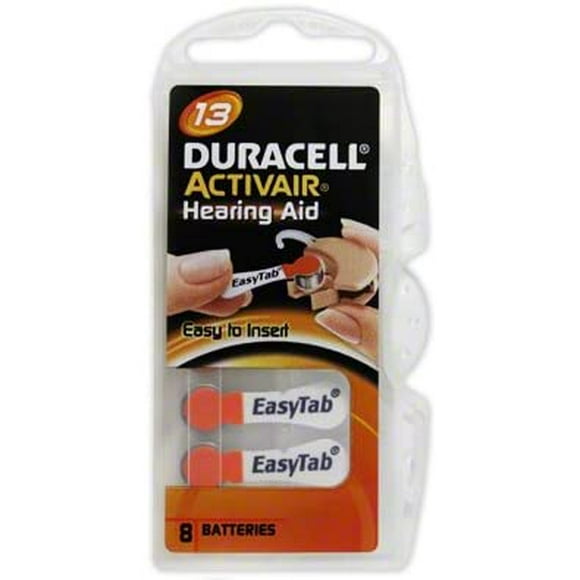 40 Cells - Duracell Hearing Aid Battery Size 13