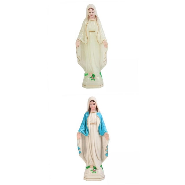 Figura de la Santísima Virgen María Personaje Escultura Estatua Decoración 10cm Bendita 10 cm luminoso