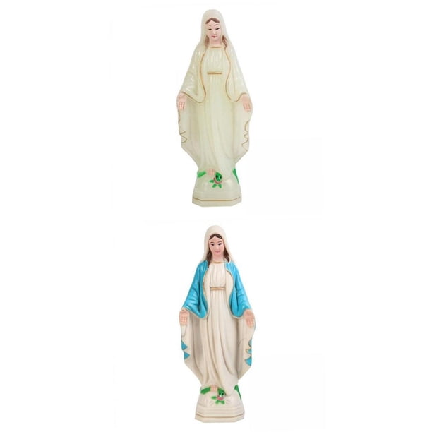 Figura de la Santísima Virgen María Personaje Escultura Estatua Decoración 10cm Bendita 10 cm luminoso