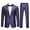 Purple, variant on Cloudstyle Men's Jacquard Relaxed Fit Single-Breasted Suit Set, One-Button Back Vent Design, Wrinkle-Resistant Formal & Casual Wear