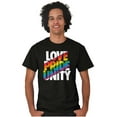 thumbnail image 4 of Love Pride Unity Gay LGBT Rainbow Men's Graphic T Shirt Tees Brisco Brands S, 4 of 4