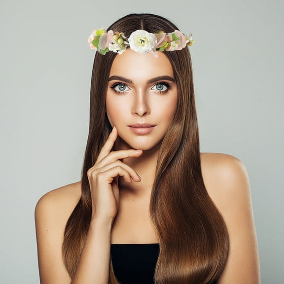 Bridal Decorations Floral Crown Garland Photo Prop Headpiece Bride