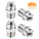 thumbnail image 1 of Uxcell 1/4" BSP macho 60° boquilla de pulverización de ventilador plano [5PCS] - Boquillas de limpiador de lavadora a presión con cinta de sellado - [Orificio de 4MM], 1 of 7