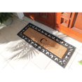 thumbnail image 2 of First Impression Exclusive Hand Crafted Myla Monogrammed Entry Doormat, Large Double Door Size (17.7 x 47.25)-RC2004C, 2 of 5
