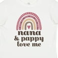 thumbnail image 4 of Inktastic Nana and Pappy Love Me Rainbow Girls Toddler T-Shirt, 4 of 5