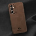 thumbnail image 4 of Nalacover Case for Samsung A13 4G,Slim Luxury Premium PU Leather Non-Slip Grip Shockproof Bumper Anti-Scratch [ with Tempered Glass Screen Protector ] Cases for Samsung Galaxy A13 4G, Brown, 4 of 8