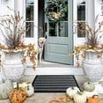 thumbnail image 2 of Extra Durable Door Mat 30x18 - Outdoor Mat - Welcome Mats Outdoor- Heavy Duty Front Door Mat - Entryway Rug - Gray Welcome Mat, 2 of 7