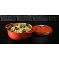 thumbnail image 3 of Lodge Enameled Cast Iron Dutch Oven, 6 Qt, Poppy, 3 of 10