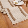 thumbnail image 5 of Farmhouse Rustic Table Runner for Dinning Table Decor with Tassel, 5 of 5