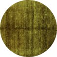 thumbnail image 1 of Ahgly Company Indoor Round Oriental Green Industrial Area Rugs, 4' Round, 1 of 4