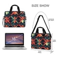 thumbnail image 3 of FORMRS 16" Laptop Bag Carrying Sleeve Case with Handle Travel Shoulder Briefcase, Red Abstract, 3 of 8