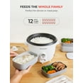 thumbnail image 6 of CUCKOO One Touch Rice Cooker 6-Cup (Uncooked) / 12-Cup (Cooked), Small Rice Cooker & Warmer with Steamer Tray, Versatile Grain Cooker, Soup Maker, Auto Keep Warm, White (CR-0601C), 6 of 7