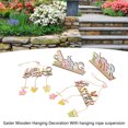 thumbnail image 4 of Easter Wooden Decoration, Durable Widely Application Easy Installation Easter Rustic Style Doration  for Coffee Shop, 4 of 8