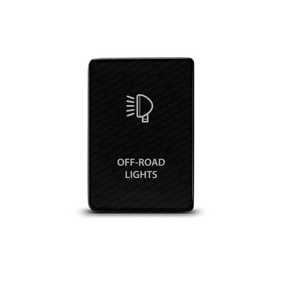 CH4x4 Toyota Small Push Switch Off-Road Lights Symbol - White LED