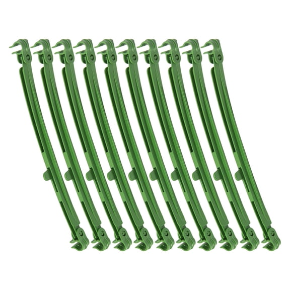 SASABAXI Climbing Rack Green PP 10Pcs 9.43X0.39X0.39In Gardening Supplies For Potted Flowers